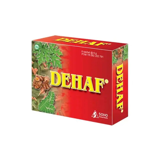 Jual DEHAF GRANUL ISI 6 SACHET SUPLEMEN HERBAL DBD | Shopee Indonesia