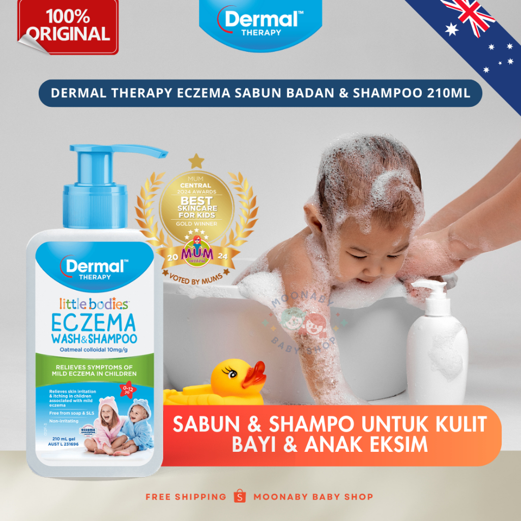 Jual Exp 05/2027 Dermal Therapy Little Bodies Sabun Shampoo