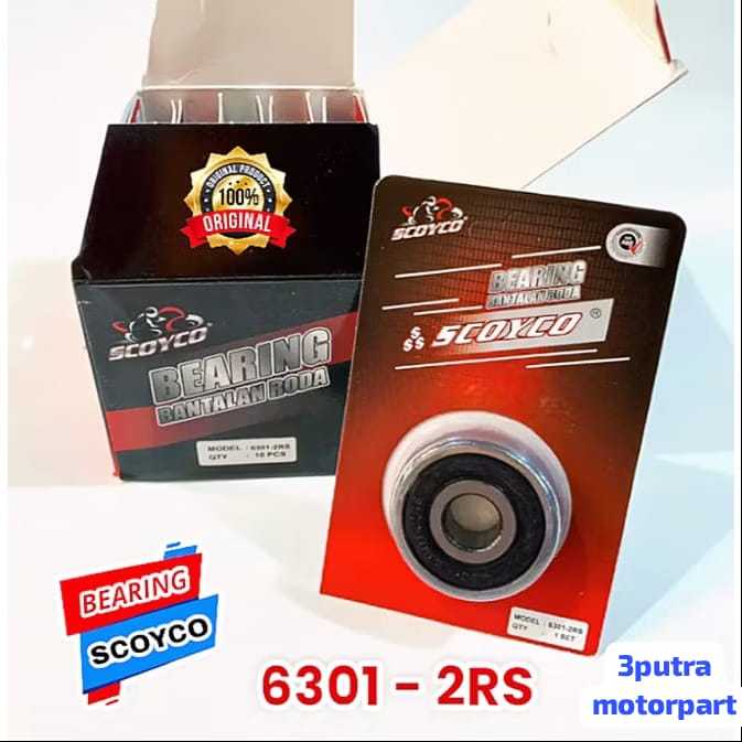Jual BEARING LAHER LAKER RODA MOTOR 6301 2RS [OTOBAI | SCOYCO] | Shopee ...