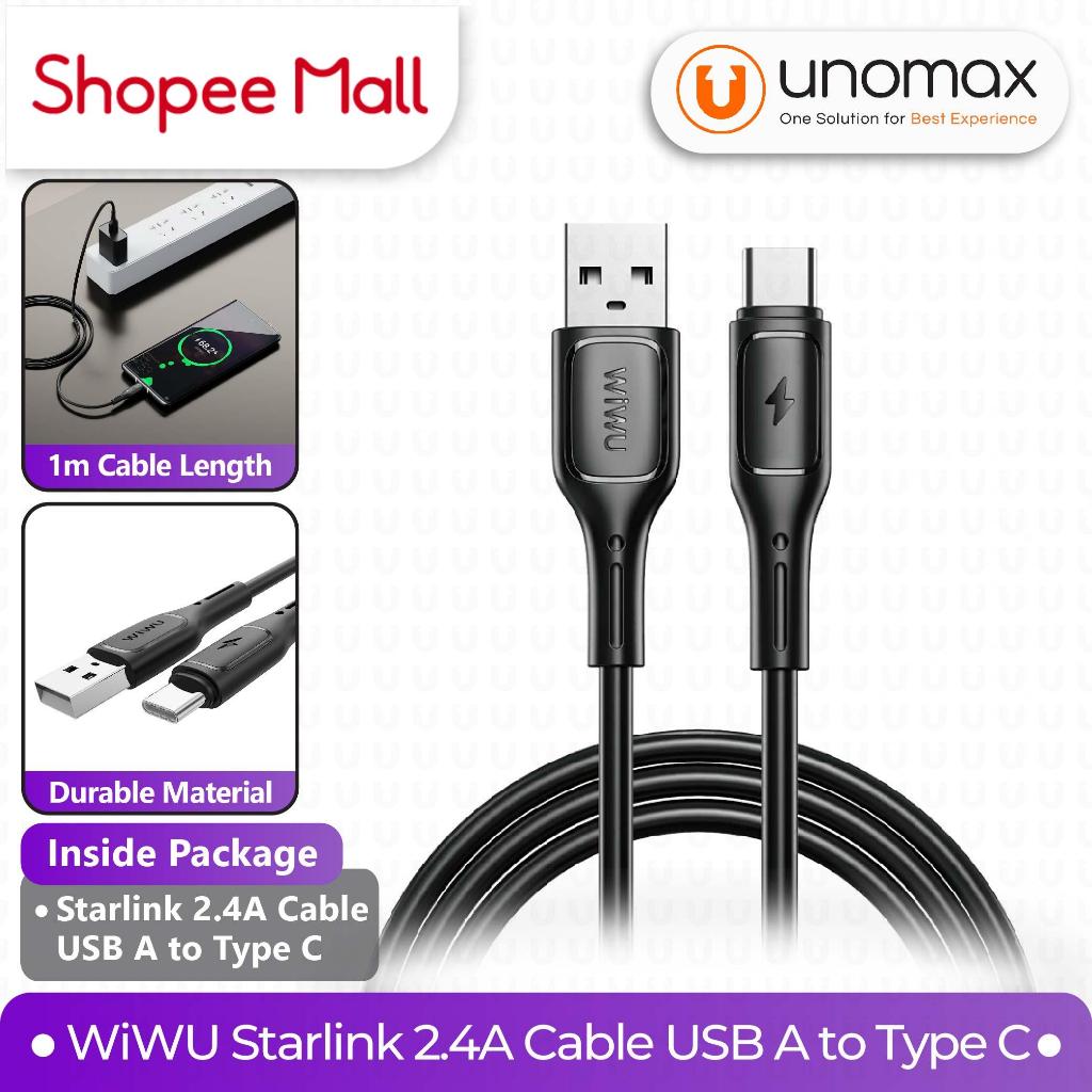 Jual Cable Data WiWU Starlink 3in1 USB-A to USB-C/Lightning/Micro 3.1A ...