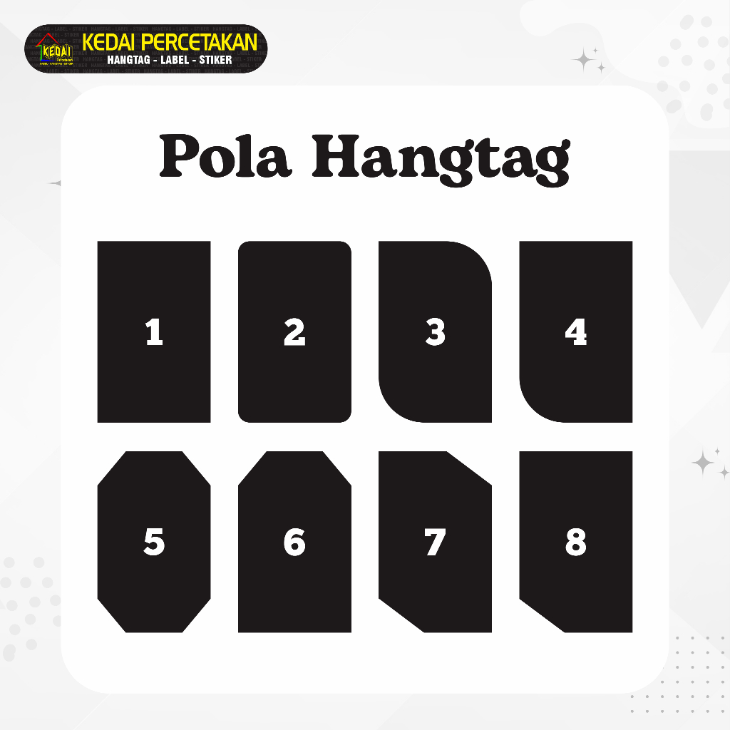 Jual HANGTAG 4x7CM hantag aksesoris handtag Souvenir hangtag Custom ...