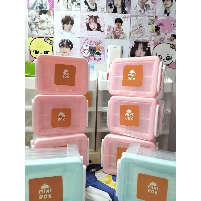 Jual MINI BOX STORAGE TEMPAT PENYIMPANAN PHOTOCARD STORAGE SERBAGUNA ...