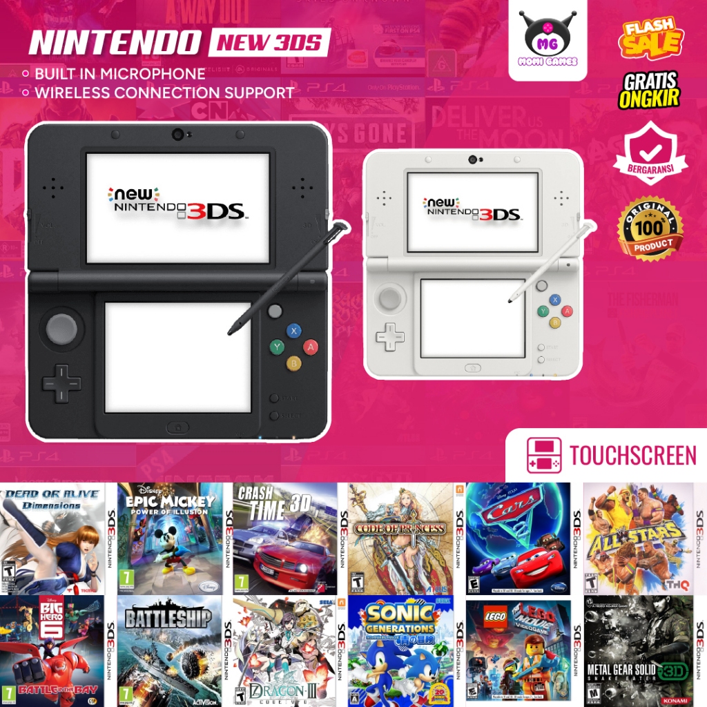 Jual Nintendo Second New 3DS New 3DS LL New 2DS LL Second 128GB