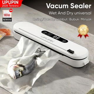 UPUPIN Mesin Vacum Sealer Makanan Alat Vakum Makanan / Penyegel Otomatis/ Basah Dan Kering Fresh