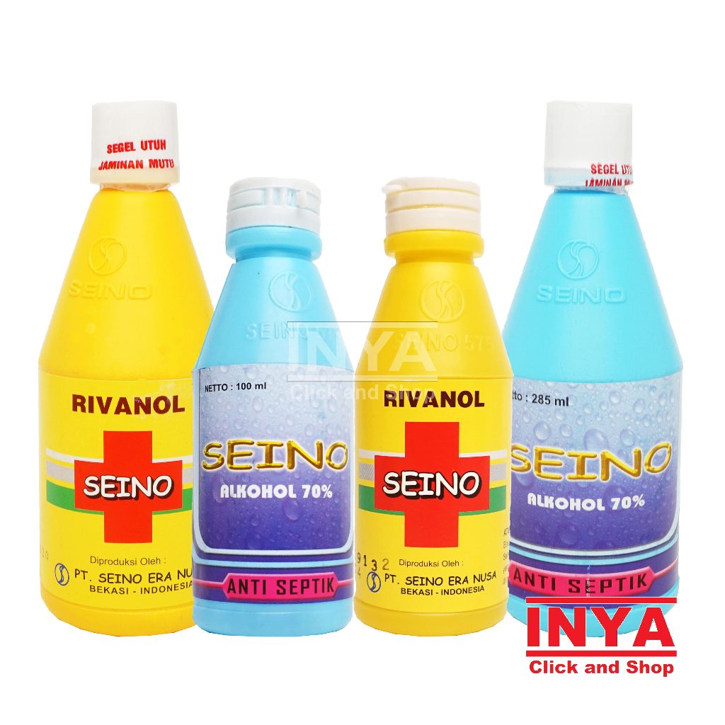 Jual Seino Rivanol & Alkohol Anti Septik - Alcohol Antiseptic P3K ...