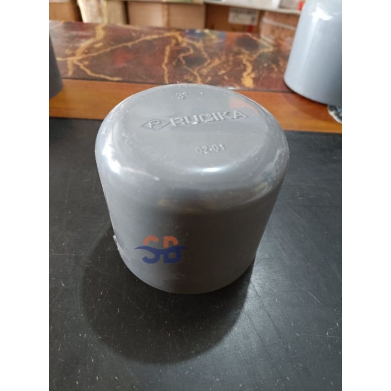 Jual Fitting PVC Dop 3 inch & 4 inch merk RUCIKA / Dop Sambungan ...