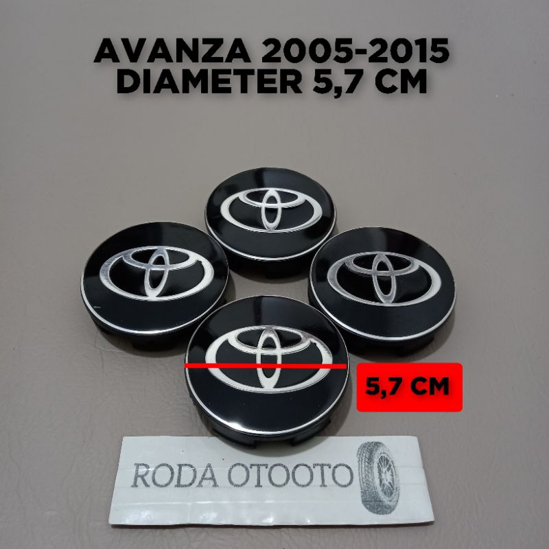 Jual Dop roda tutup velg mobil AVANZA 2005-2015 list kecil diameter 5,7 ...