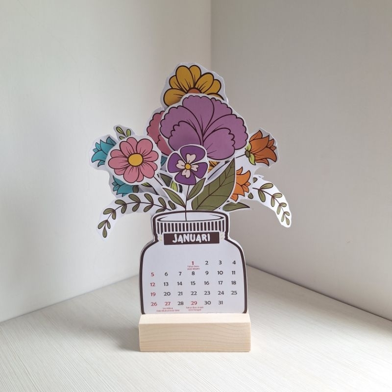 Jual Flowers Calendar 2025 / Kalender Lucu 2025 | Shopee Indonesia