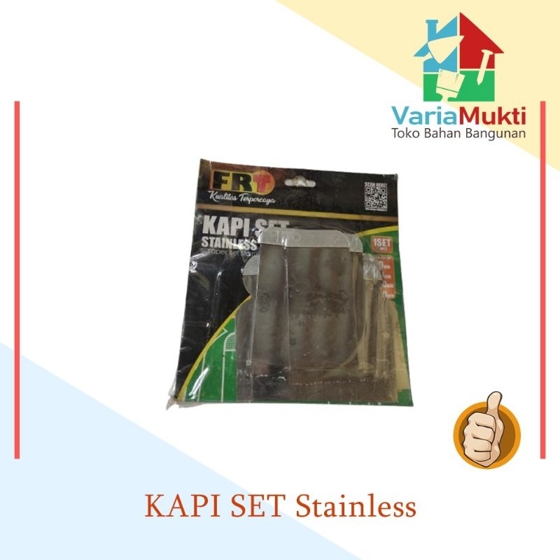 Jual kapi set stainless set isi 4 / scrap stainless | Shopee Indonesia