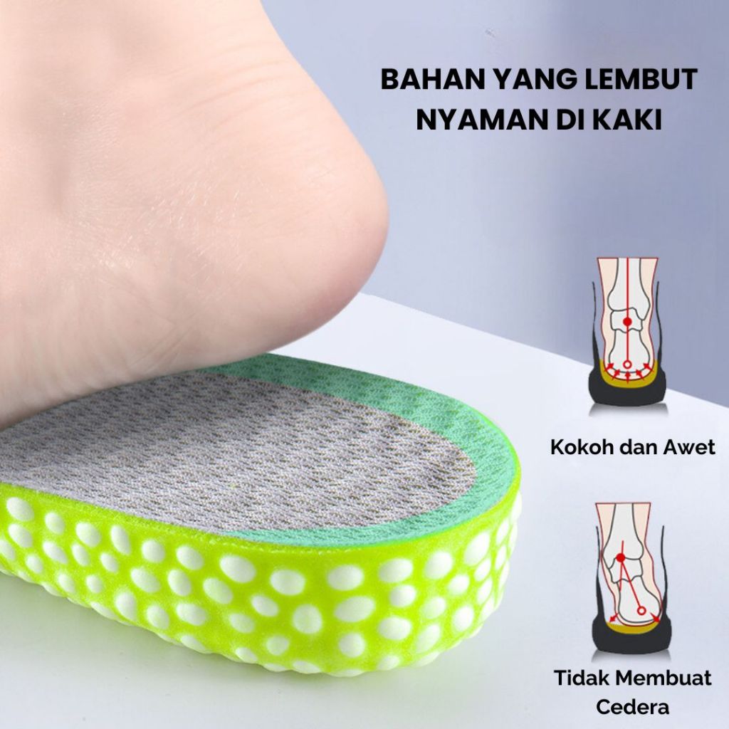 Jual Sol Sepatu Peninggi Badan / Insole Peninggi Badan / Insole Tambah ...