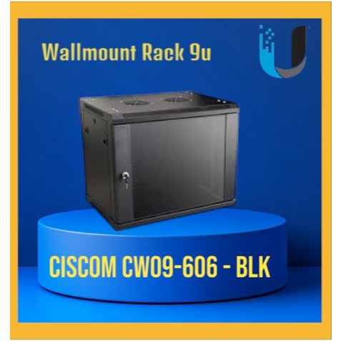 Jual CISCOM CW09-606-BLK WALL MOUNTED RACK 9U | Shopee Indonesia