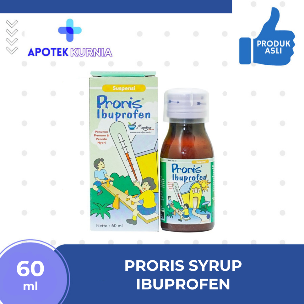 Jual PRORIS SYRUP - IBUPROFEN - 60ML | Shopee Indonesia