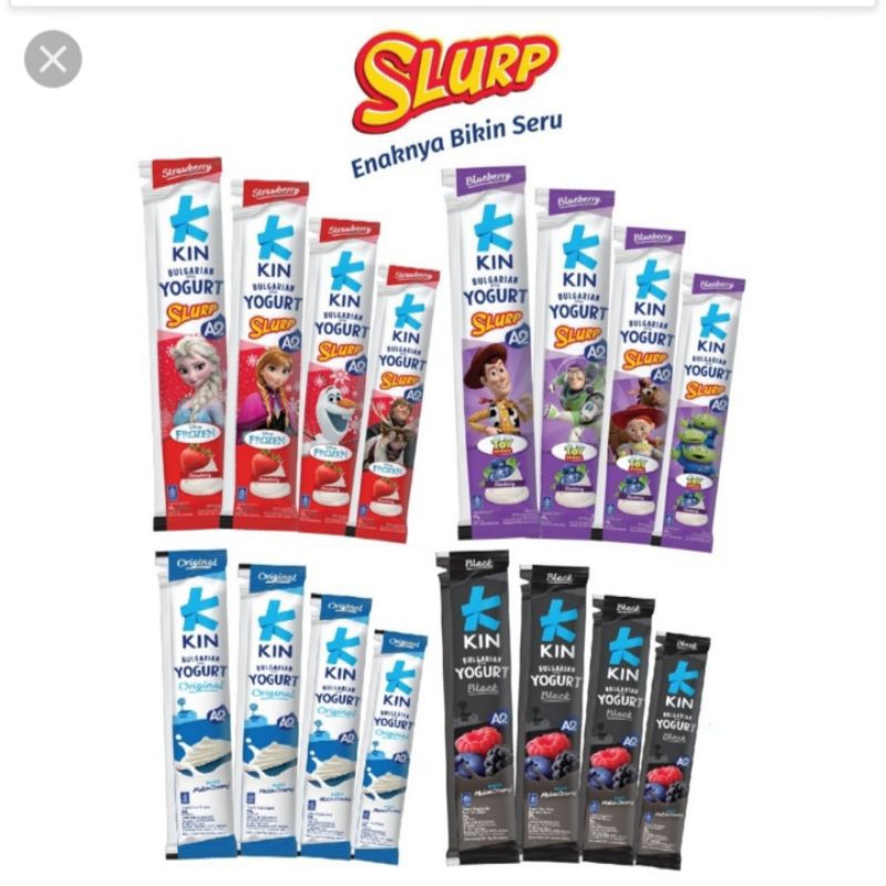 Jual Kin Yoghurt Slurp Creamy Stick 45gr All Varian x 10pc (BOX ...