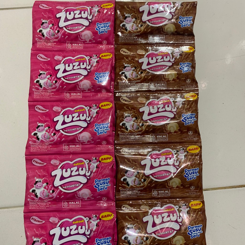 Jual Zuzu Permen Susu Yang Bikin Seru 1 renceng isi 10 pcs | Shopee ...