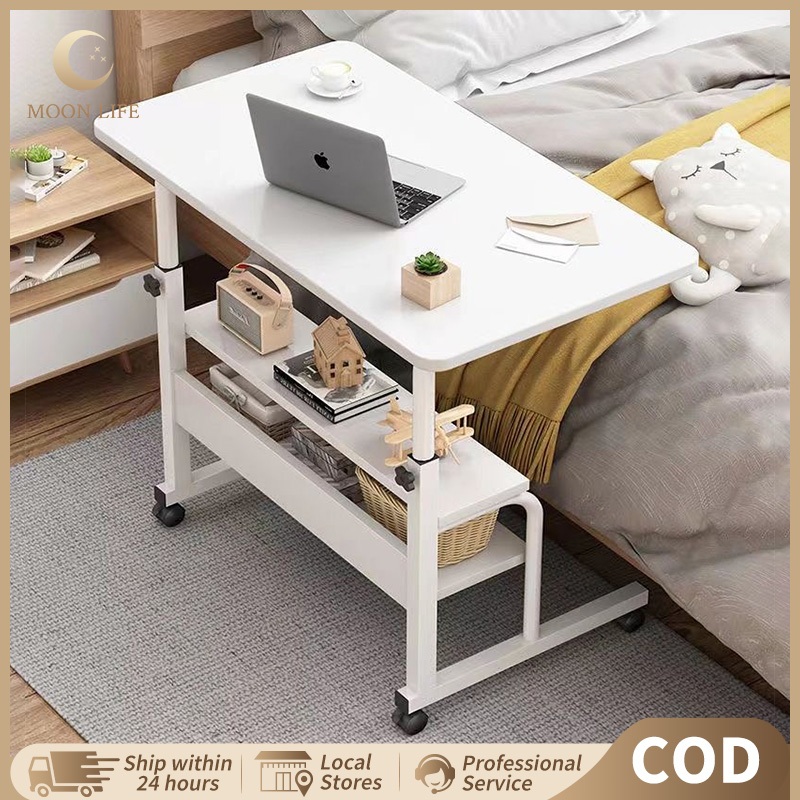 Jual 🪐COD🪐Meja Laptop Adjustable Makan Ranjang Meja Belajar Kerja ...