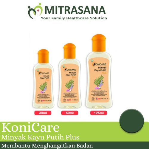 Jual KONICARE Minyak Kayu Putih PLUS 60ML/125 ML | Menghangatkan Badan ...