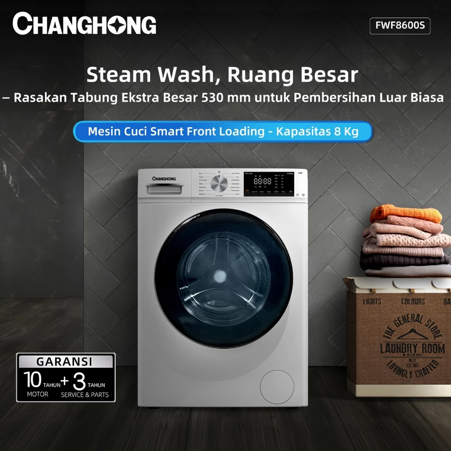  Mesin Cuci Smart Front Loading 
