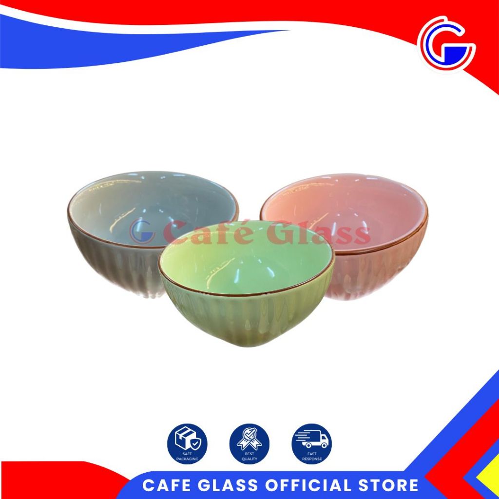Mangkok Nasi Ramekin Polos - Mangkok Soup 4" - Kpq-4Br Ramekin