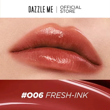 Dazzle Me Ink Gloss Lip Tint Liptint Watery Ink Gel Moist Hydrating Glossy Plumpy Finish Stained
