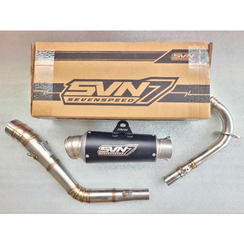 Jual Fullsystem knalpot racing harian boreup slincer black coating ...