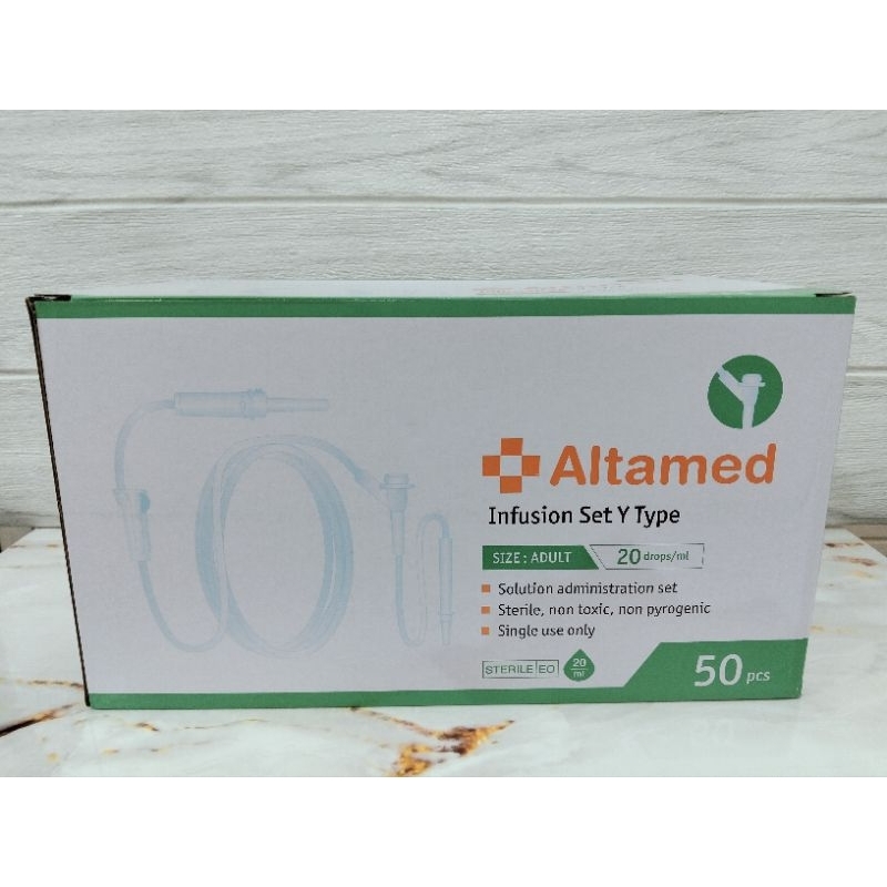 Jual Infus Set type Y Altamed (with Bacterial Filter) | Shopee Indonesia