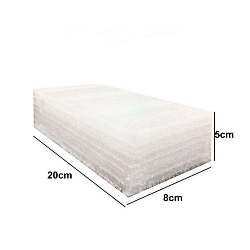 Jual 20 x 8 x 5 cm Busa Putih Elastis Kering Bunga Spon Gabus Foam ...