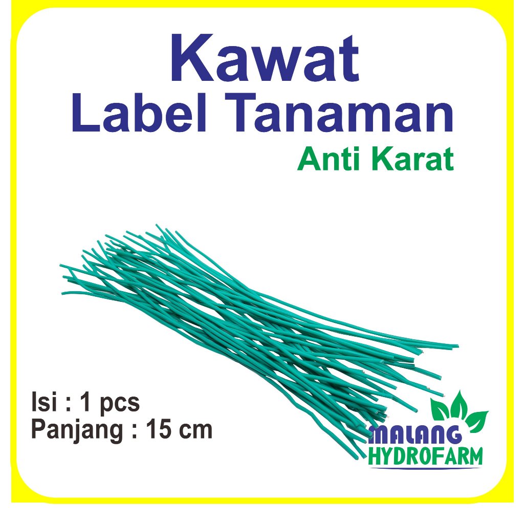 Jual Kawat Label Tanaman Anti Karat 15 cm Satuan plant tag wire awet ...