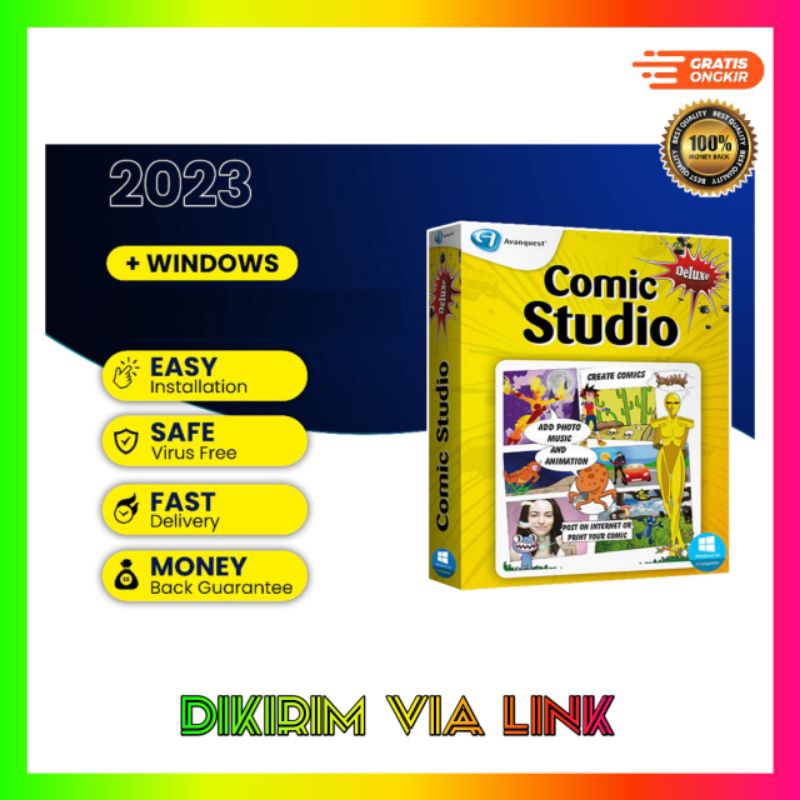 Jual Digital Comic Studio Deluxe Create and animate own comic strips ...