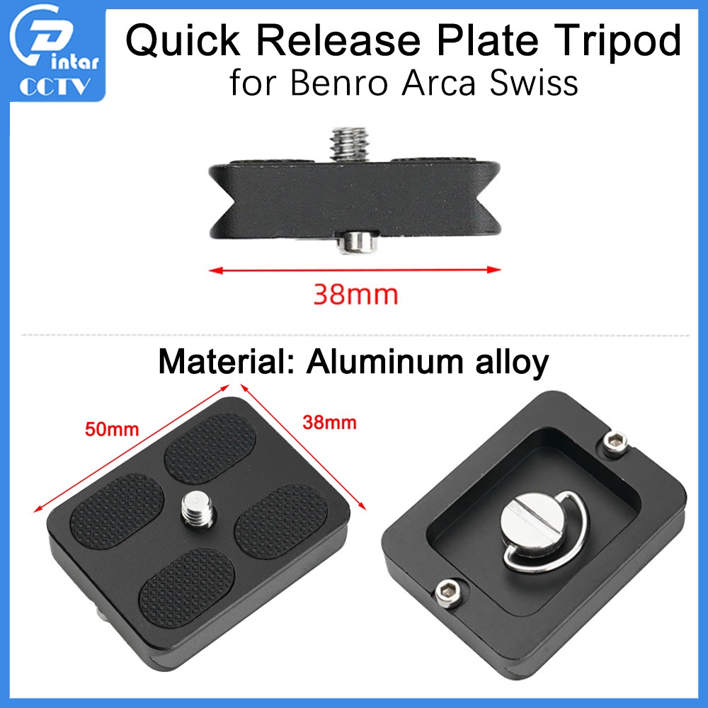 PU-120 Universal 120mm Arca-Swiss Quick Release Plate - Fits Most Tripods & Ballheads