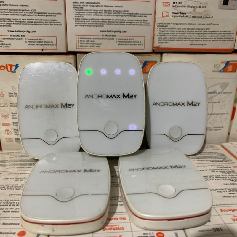 Jual Wifi Modem 4G Mifi Andromax M2Y Smartfren Kuota 4G LTE Band 5'40 ...