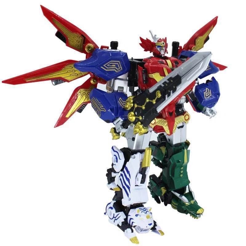 Jual Mainan Robot Action Figure Dinozord Power Ranger Megazord 5 In 1 ...