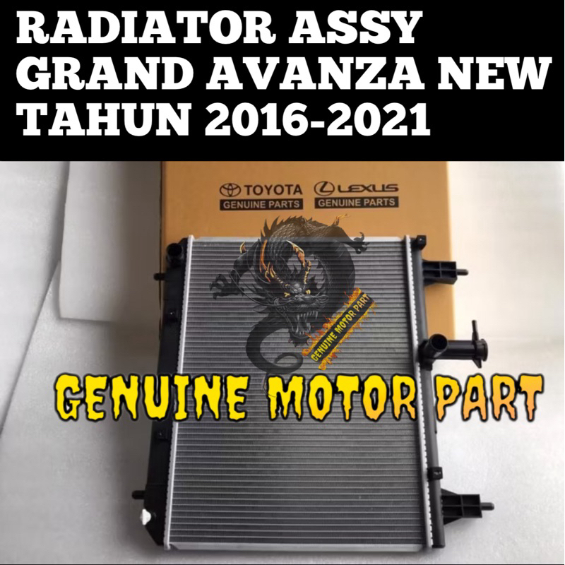Jual Radiator Assy Toyota Avanza Grand New Manual 1.3 1.5 CC Denso ...