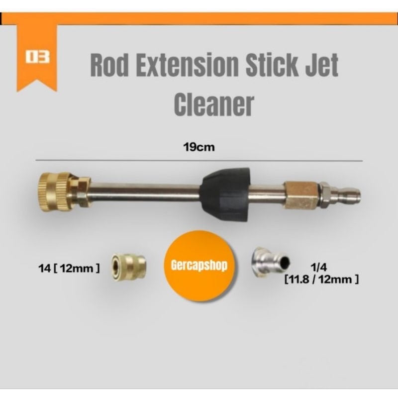 Jual 1/4 x1.5 Rod Extension Pipa Stainless Penyambung Nozzle Kepala ...