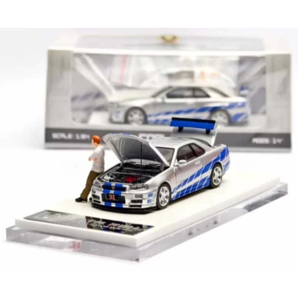 Jual Time Micro x Cool Art Nissan GT-R R34 Open Hood Limited Edition ...