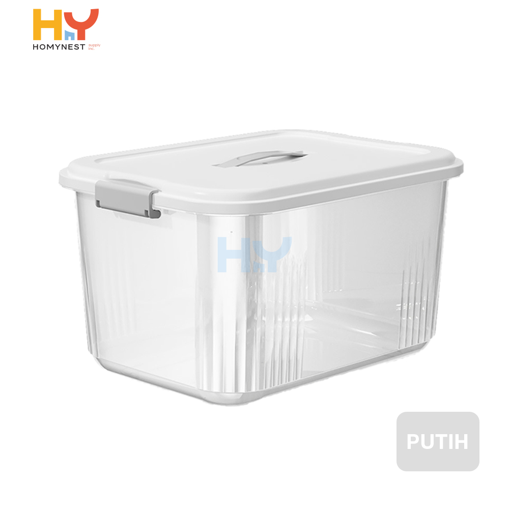 Jual HOMYNEST Box Container Plastik Jumbo Besar Handle Double Lock ...