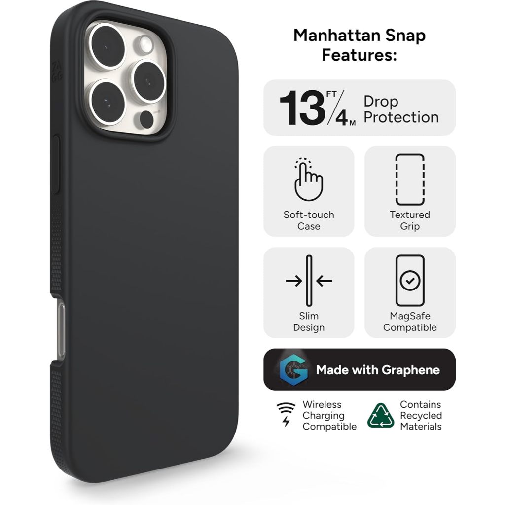 Jual ZAGG Magsafe Case iPhone 17 Pro Max / 16 Pro Max Manhattan Snap ...
