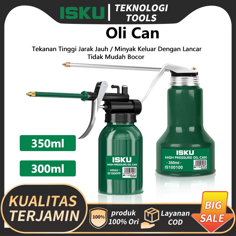 Jual ISKU Oil Gun/Botol Pompa Oli Selang Fleksibel Oil Can Gun Pot ...