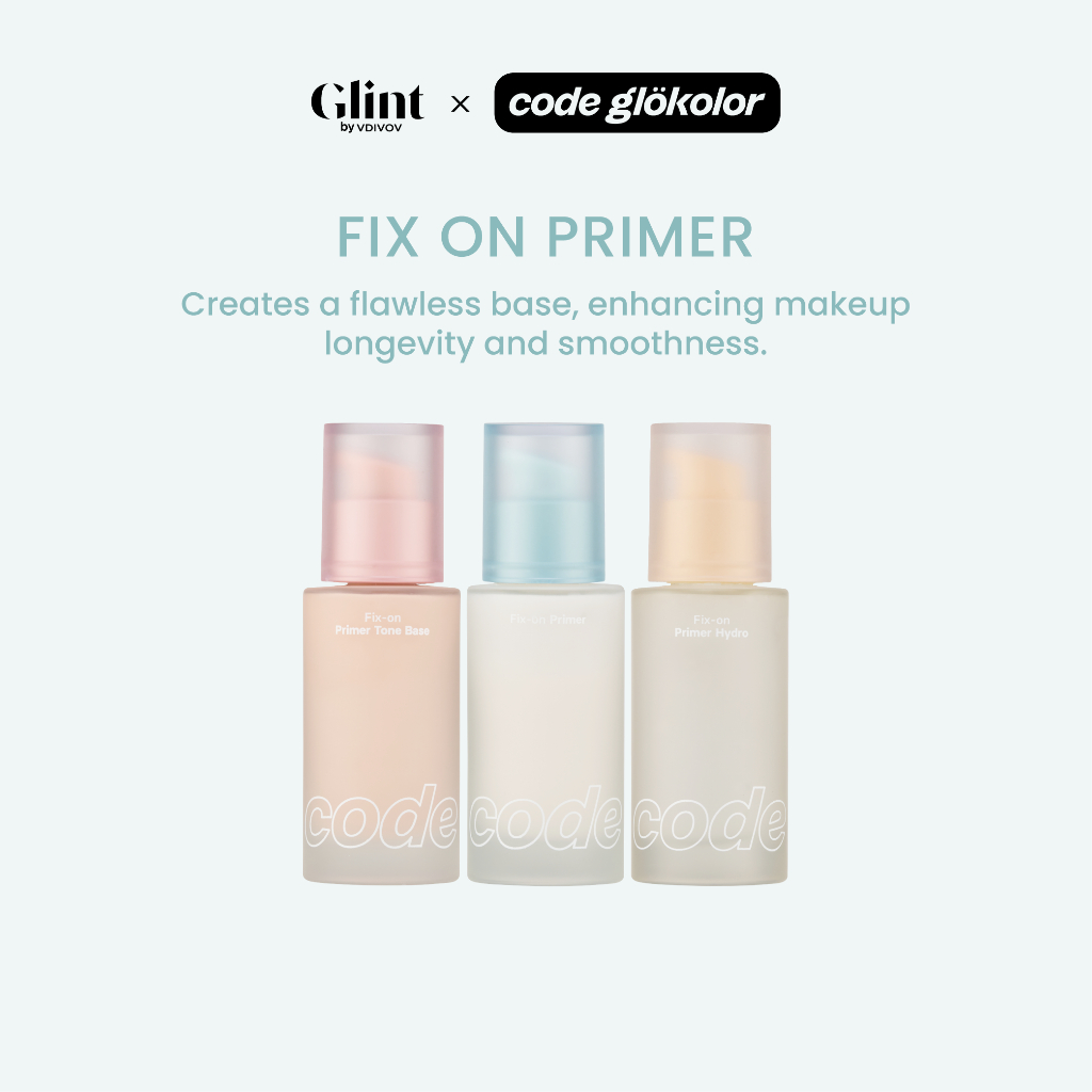 Jual CODE GLOKOLOR Fix On Primer 30ml (3 Variants) - Primer Blur Pori ...
