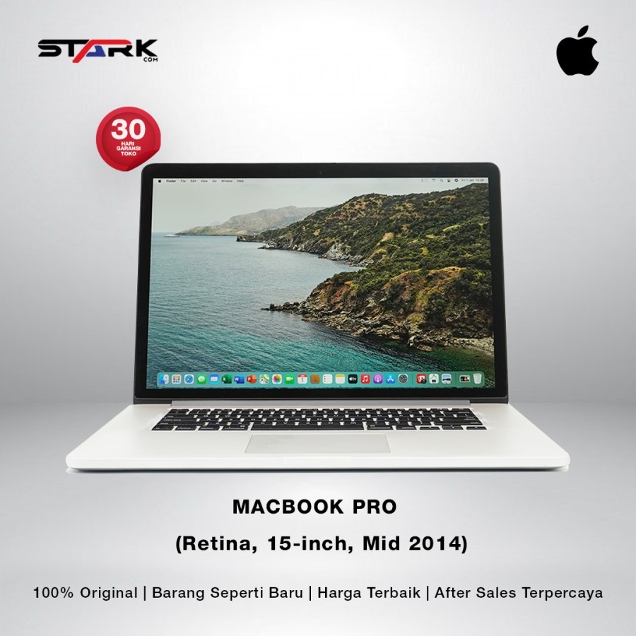 Jual Laptop Macbook Pro Retina 2014 15inch Core i7 RAM 16GB SSD 512GB ...