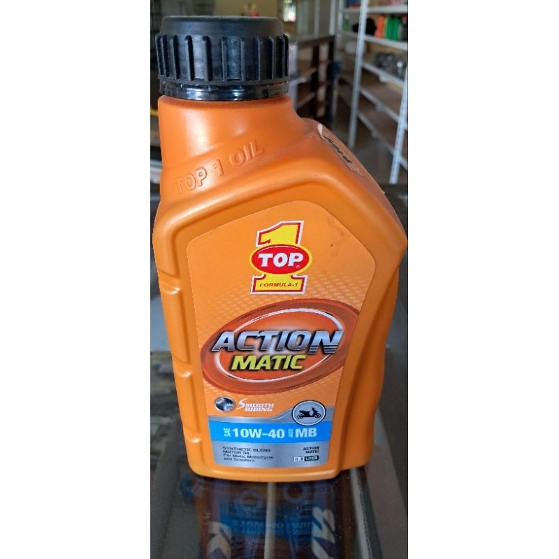 Jual OLI TOP ONE ACTION MATIC 10W-40 0.8L | Shopee Indonesia