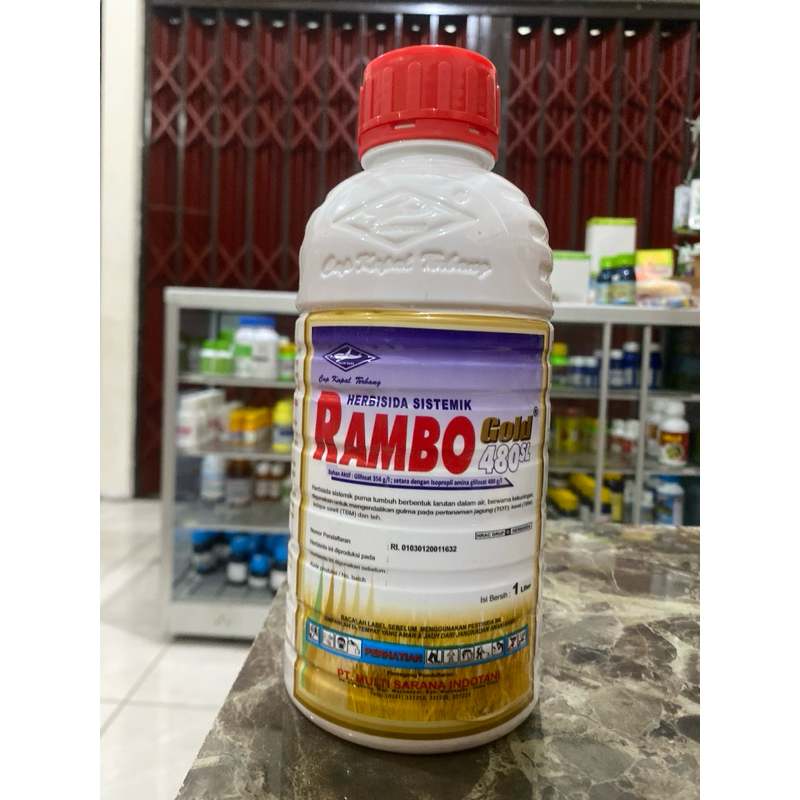 Jual Herbisida Rambo Gold 480 SL 1 Liter / 1L | Shopee Indonesia