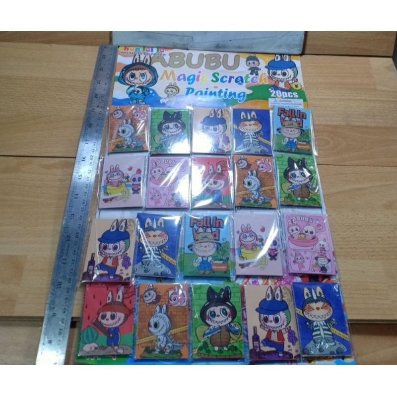 Jual Gosok Lidi Scratch Labubu K348 20pc Layar | Shopee Indonesia