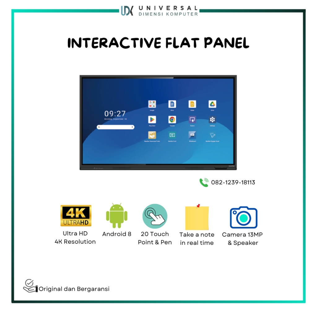 Jual INTERACTIVE DISPLAY INTERACTIVE FLAT PANEL 75" INCH SMARTBOARD ...