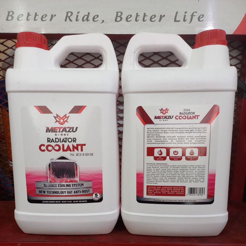 Jual Radiator Coolant Metazu (Merah) 5L | Shopee Indonesia
