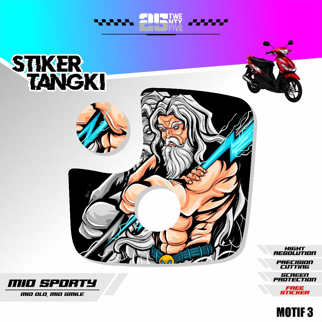 Jual STICKER TANGKI MIO SPORTY,MIO SMILE,MIO OLD,MIO SOUL KARBU, STIKER ...