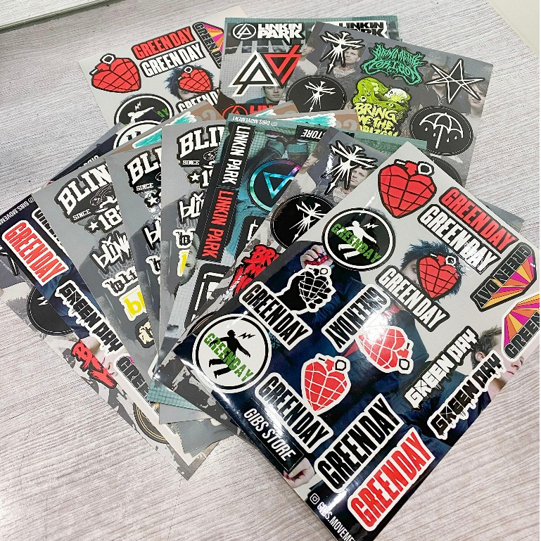 Jual STICKER PACK BAND (STICKER SUDAH TERCUTTING) | Shopee Indonesia
