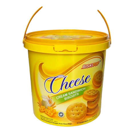 Jual BISKITOP Biscuits Kemasan Kaleng Timba 400 gr | Shopee Indonesia