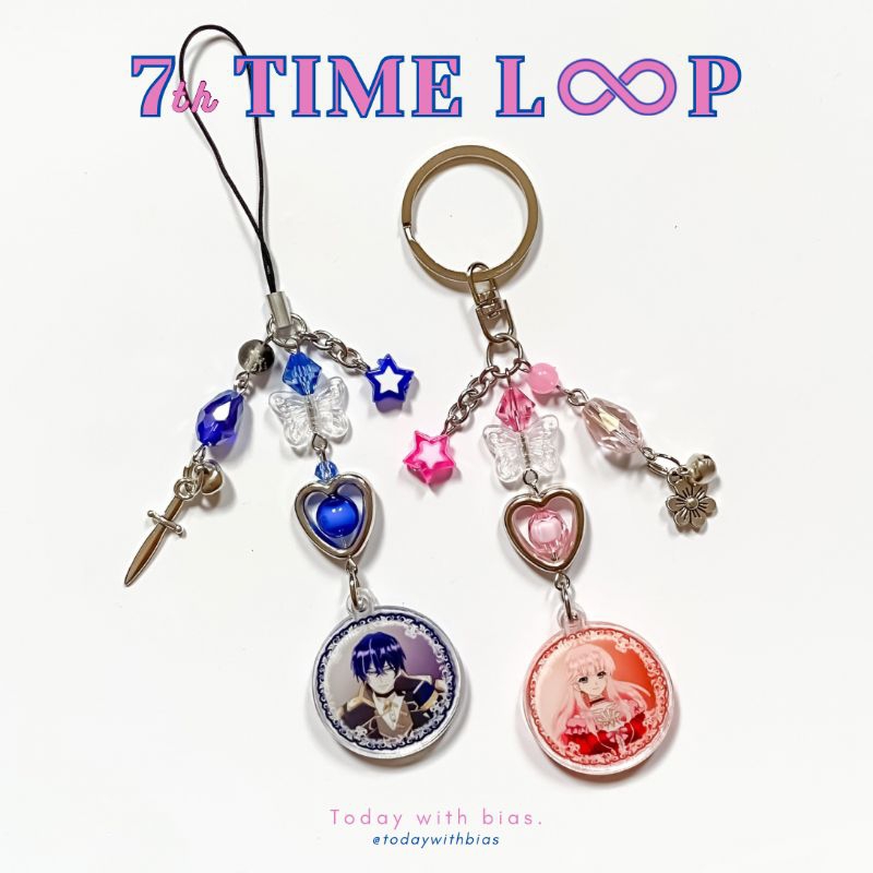 Jual 7th Time Loop - Phone strap Keychain | Gantungan HP manik beads ...