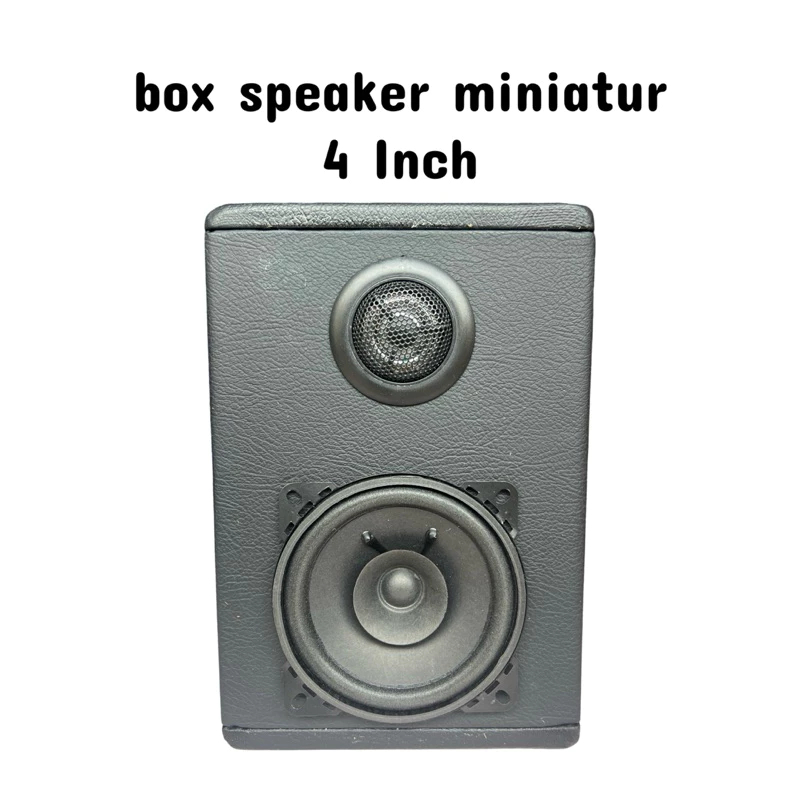 Jual Box Speaker Miniatur 4 Inch + Tweeter 1,5 Inch Bahan Mdf | Shopee ...