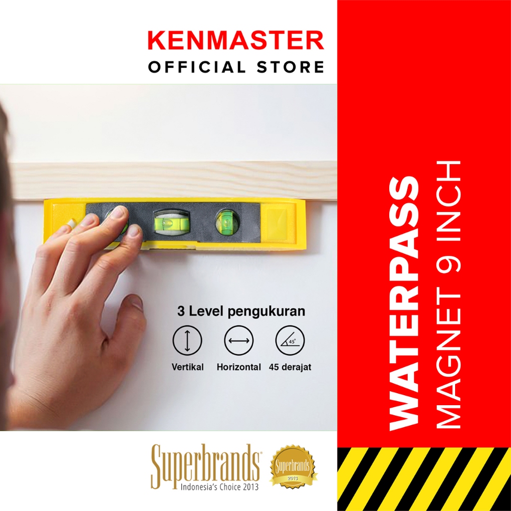 Jual Kenmaster Torpedo Level Magnet - Water Pas - TORP001 | Shopee ...